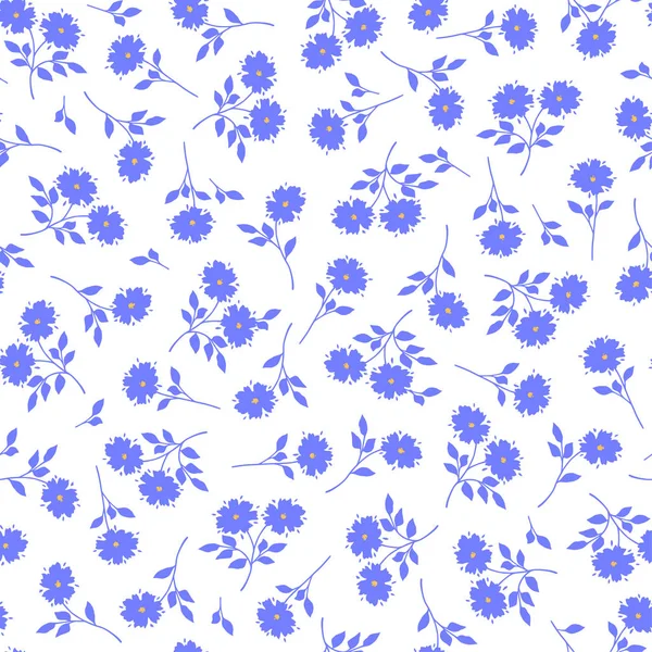Μοτίβο Της Μικρό Λουλούδι Έκανα Ένα Μοτίβο Ένα Μικρό Λουλούδι — Διανυσματικό Αρχείο