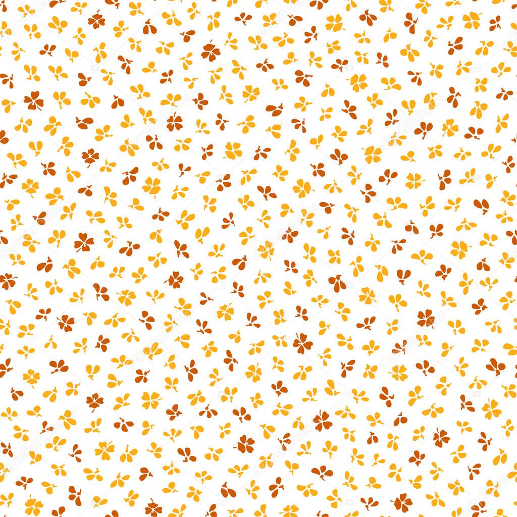 Pattern of the small flower,I made a pattern with a small flower,I continue seamlessly,