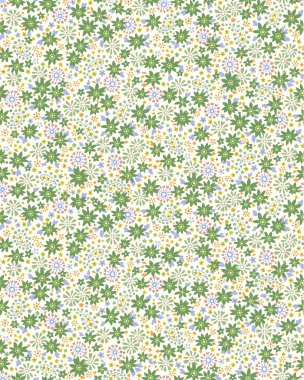 Desen küçük çiçek çiçek desenle yaptım, sorunsuz bir şekilde devam etmek,