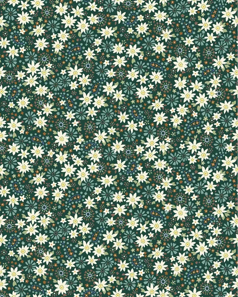 Pattern of the small flower,I made a pattern with a small flower,I continue seamlessly,