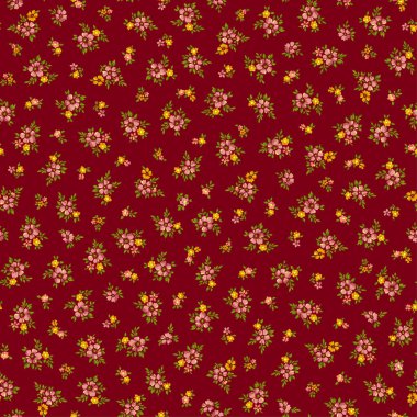 Desen küçük çiçek çiçek desenle yaptım, sorunsuz bir şekilde devam etmek,