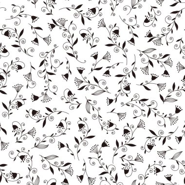 Soyut çiçek deseni. Soyut bir çiçek tasarlanmış,