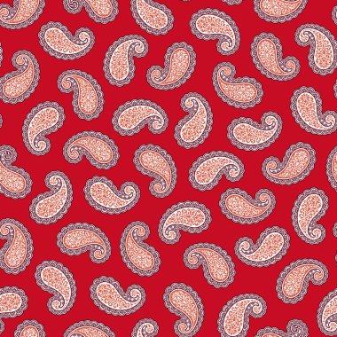 Paisley illüstrasyon patternpaisley tasarım patternthis resim tekrar tekrar devam ediyor