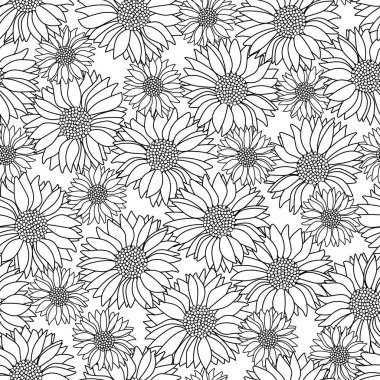 Çiçek desen illüstrasyon