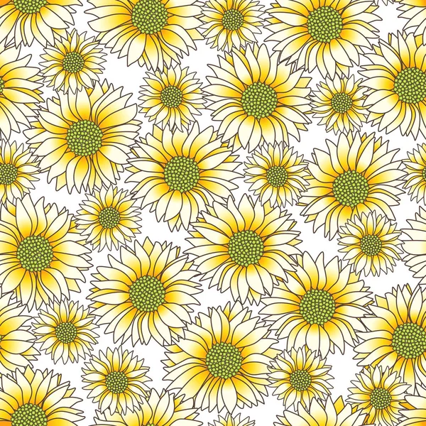 Illustration Pattern Flower — Stock Vector
