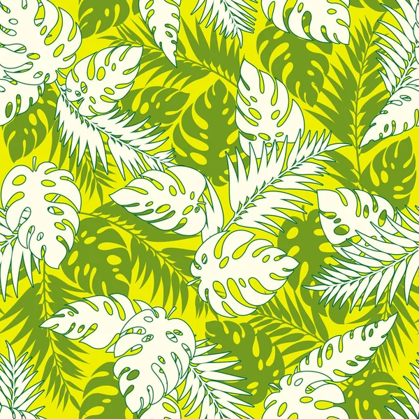 Illustration Plantes Tropicales — Image vectorielle