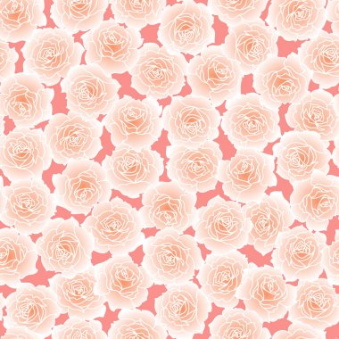 Güzel bir gül desen çizimi