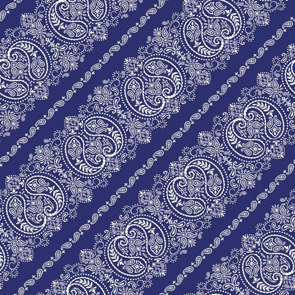 Bandana Muster Design Illustration — Stockvektor