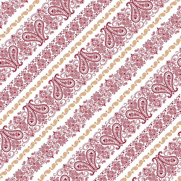 Bandana Mönster Design Illustration — Stock vektor