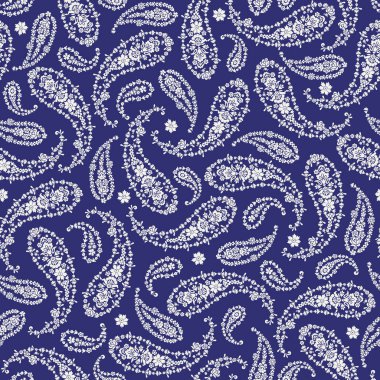 Paisley tasarım patternthis resim tekrar tekrar devam ediyor