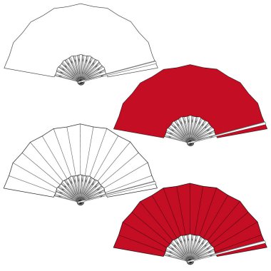 Japon tarzı Katlanır Fan,