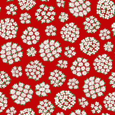 Soyut, güzel çiçek dikişsiz desen