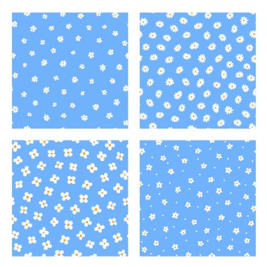 Soyut, güzel çiçek dikişsiz desen