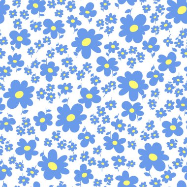 Soyut, güzel çiçek dikişsiz desen