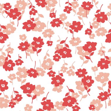 Çiçek desen illüstrasyon