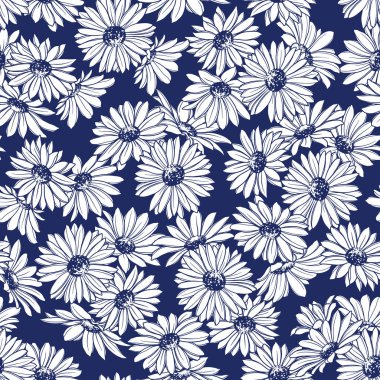 Çiçekli İllüstrasyon desen bir çiçek tasarlanmış, Ben sorunsuz devam,