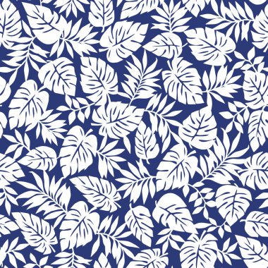 Tropik bitki illüstrasyon patterni tasarlanmış tropik bir bitki bu resim tekrar tekrar devam ediyor,