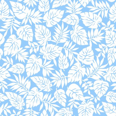 Tropik bitki illüstrasyon patterni tasarlanmış tropik bir bitki bu resim tekrar tekrar devam ediyor,