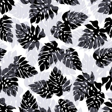 Tropical plants patternI designed a tropical plantThis painting continues repeatedly