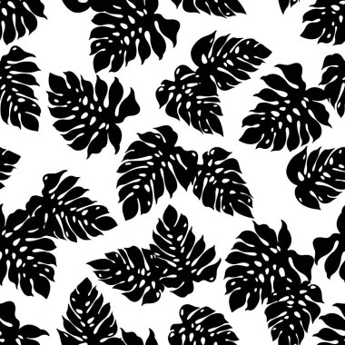 Tropical plants patternI designed a tropical plantThis painting continues repeatedly