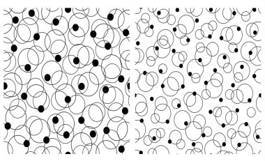 Daireyi kullanarak soyut arka plan malzemesi, sorunsuz bir şekilde devam ediyorum,