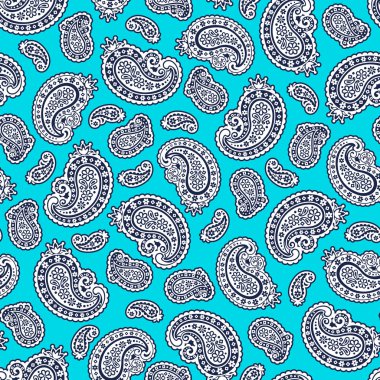 Vektör güzel paisley dikişsiz desen, ben vektörler paisley çekti, Ben sorunsuz devam,