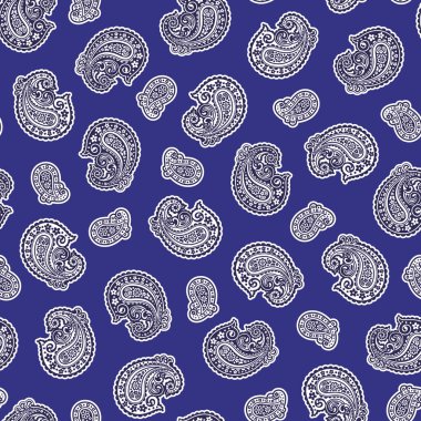 Vektör güzel paisley dikişsiz desen, ben vektörler paisley çekti, Ben sorunsuz devam,