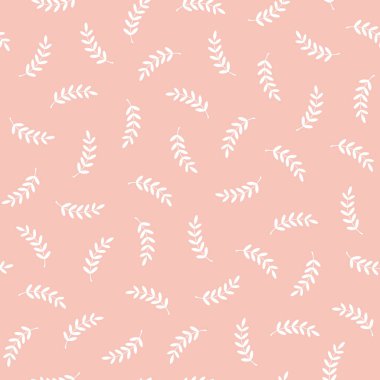 Güzel soyut bitki illüstrasyon desen