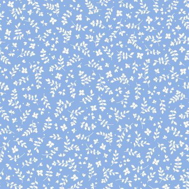 Güzel soyut bitki illüstrasyon desen