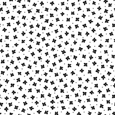 Güzel soyut bitki illüstrasyon desen