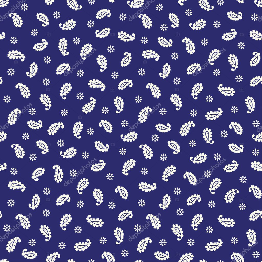 Beautiful vector paisley seamless pattern