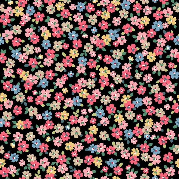 Güzel küçük çiçek ve bitkilerin Dikişsiz desen,