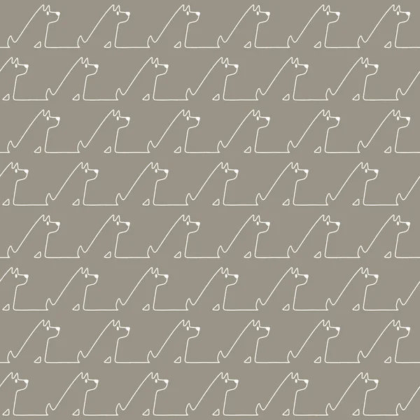 Komik ve sevimli köpek Dikişsiz desen,