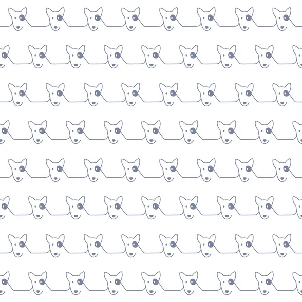 Komik ve sevimli köpek Dikişsiz desen,