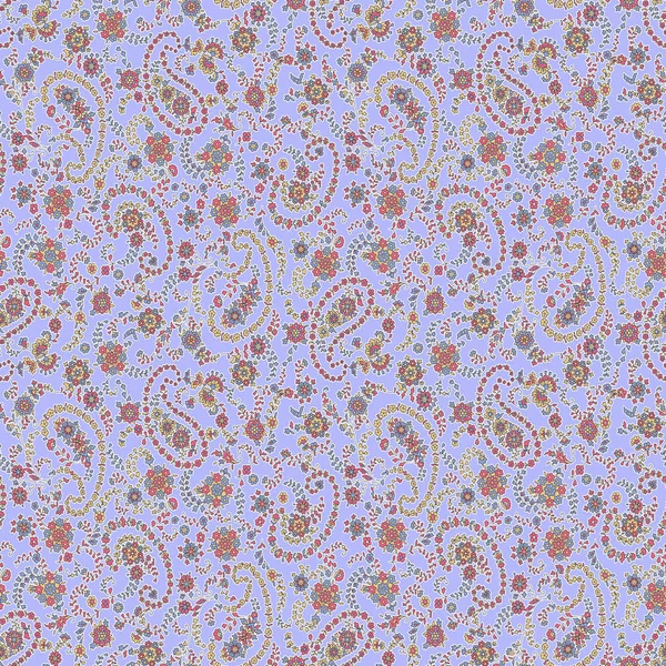 Magnifique Motif Paisley Vectoriel Sans Couture — Image vectorielle