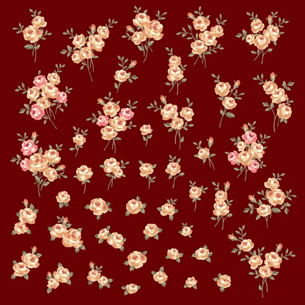 Materiał Ilustrację Abstrakcyjnej Pięknej Róży — Wektor stockowy