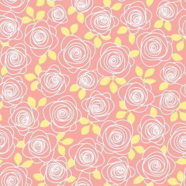 Soyut, güzel bir gülün kusursuz deseni,