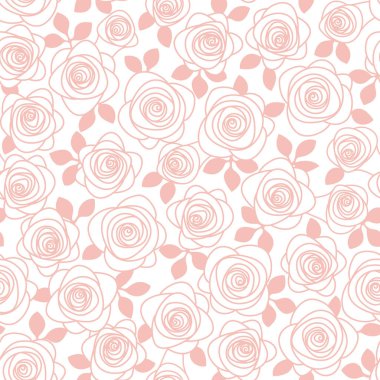 Soyut, güzel bir gülün kusursuz deseni,