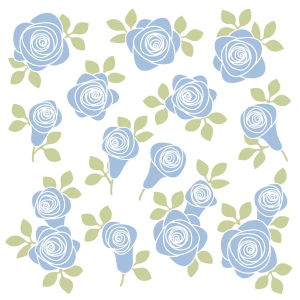 Soyut, güzel bir gülün illüstrasyon malzemesi,