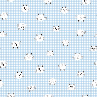 Oldukça küçük bir kedinin dikişsiz deseni