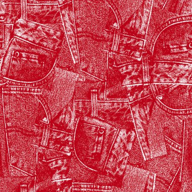 Gerçek kot pantolon dikişsiz desen,