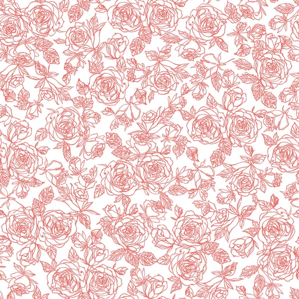 花シームレスパターン素材抽象美 — ストックベクタ