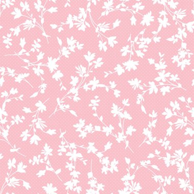 Güzel bir çiçeğin kusursuz vektör deseni,