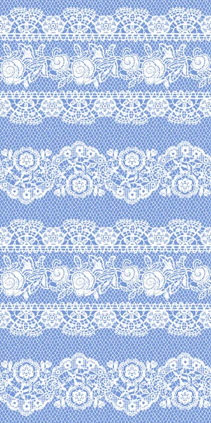 Made Beautiful Lacework Seamless Pattern Drew Real Lacework — Stock Vector