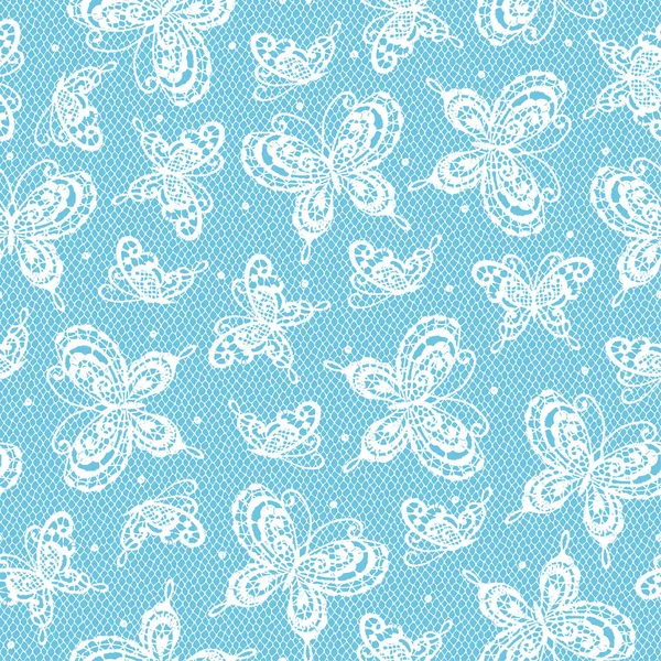 Made Beautiful Lacework Seamless Pattern Drew Real Lacework — стоковый вектор