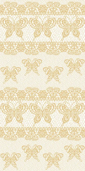 Made Beautiful Lacework Seamless Pattern Drew Real Lacework — Stock Vector