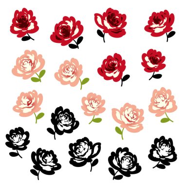 Çiçek vektör illüstrasyon materyali güzel soyut, bir çiçek özeti tasarladım, vektörler üzerinde çalıştım.,