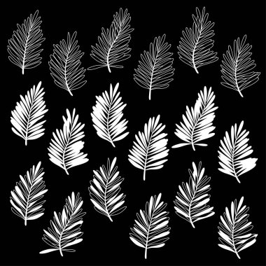 Çok güzel bir tropikal bitki arkaplan çizimi malzemesi. Tropikal bir bitki tasarladım.,