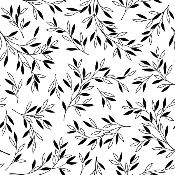 Tropical Plant Seamless Pattern Illustration Designed Tropical Plant Picture Seamless — Stock Vector
