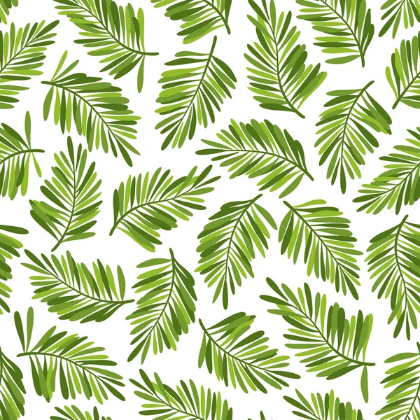 Planta Tropical Sin Costura Patrón Ilustración Diseñé Una Planta Tropical — Vector de stock